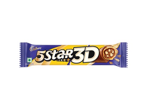 Cadbury 5 Star 3D Chocolate Bar, 40 g