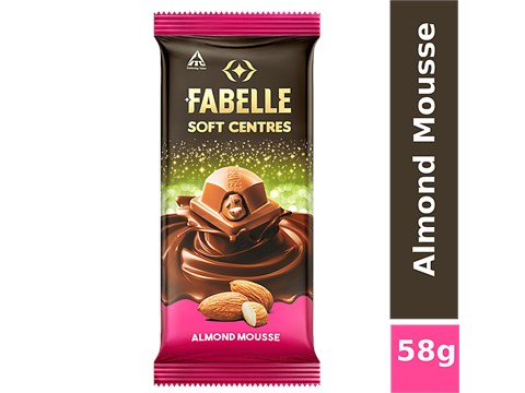Fabelle Soft Centres Chocolate - Almond Mousse, 58 g