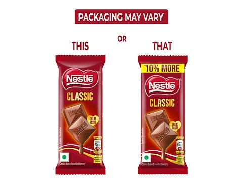 Nestle Classic Chocolate Bar, 31 g