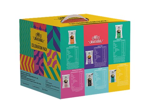 MR. MAKHANA Makhana Celebration Gift Pack - Assorted Flavours, 165 g