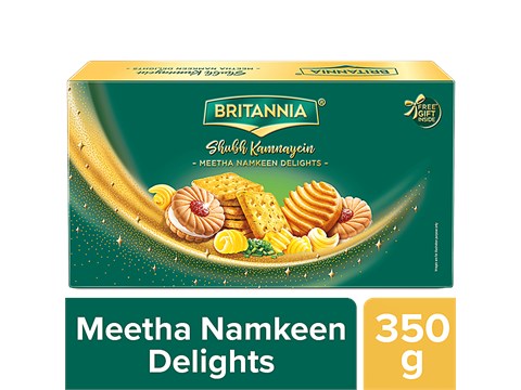 Britannia Shubh Kamnayein - Meetha Namkeen Delights, 350 g