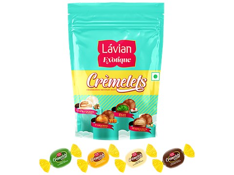 Lavian Exotique Cremelets Celebration Truffles Pack - Assorted Flavours, 150 g