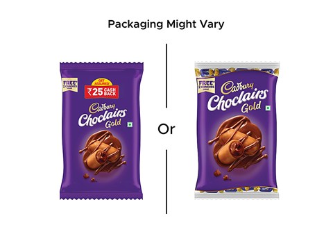 Cadbury Choclairs Gold Candy, 347.2 g