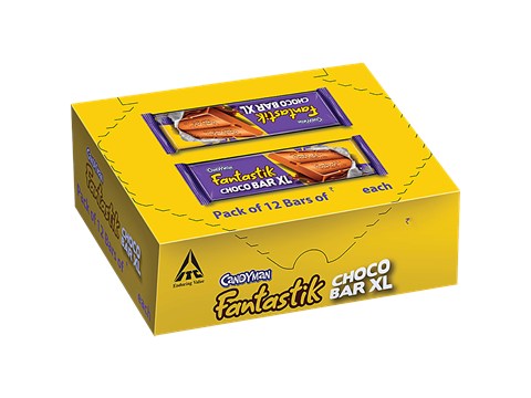 Candyman Fantastik Choco Bar XL Chocolate - Rich, Smooth, Creamy, 19 g