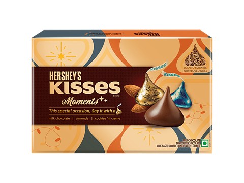 Hershey's Kisses Moments Chocolate Gift pack, 90.3 g