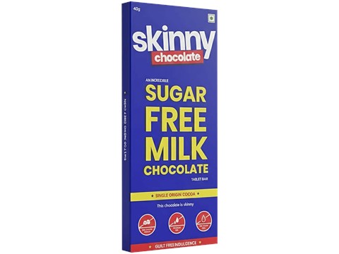 Nova Nova  Skinny Sugar Free Milk Chocolate, 40 g