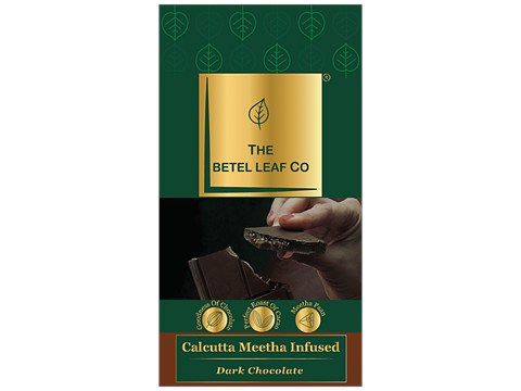 The Betel Leaf Co. Calcutta Meetha Infused Dark Chocolate, 100 g