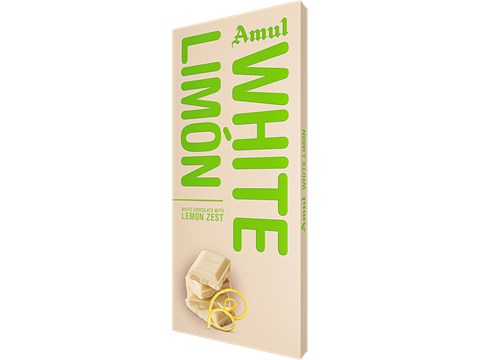 Amul White Limon Chocolate, 150 g