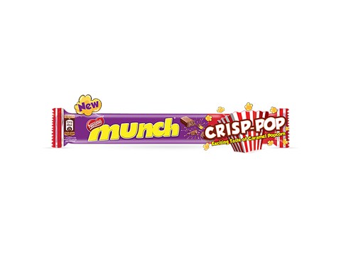 Nestle Munch Crisp-Pop Chocolate Coated Crunchy Wafer, 20.1 g