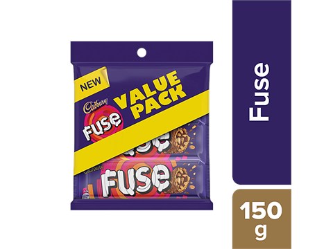 Cadbury Fuse Chocolate Bar, 150 g