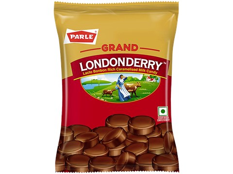 Parle Grand Londonderry Lacto Bonbon Rich Caramelised Milk Candy, 217.8 g