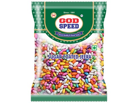 God Speed Sugar Coated Jeera - Assorted Colours, 80 g