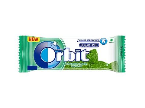 Orbit Spearmint Flavour Chewing Gum, 6.6 g