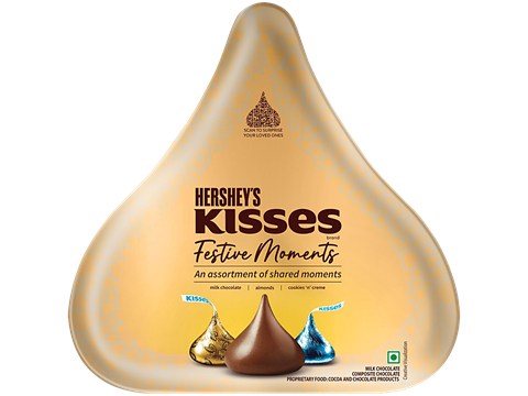 Hershey's Kisses Festive Moments Assorted Chocolate Gift Pack, 166.5 g