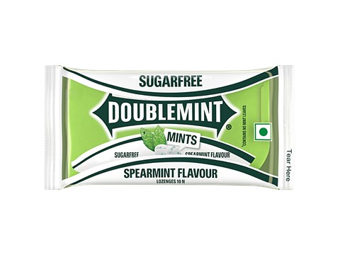 Doublemint Sugar-Free Spearmint Flavour Thin Mint, 3.2 g
