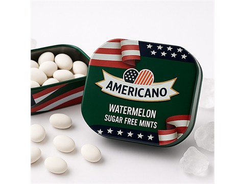 Americano Watermelon Sugar Free Mints, 14 g