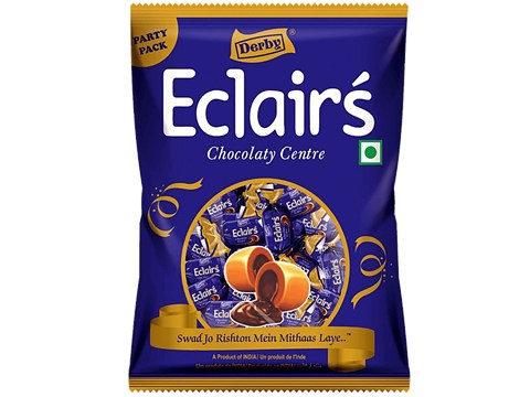 DERBY Caramel clairs Chocolaty Centre, 350 g