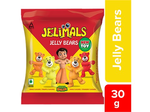 Candyman Jellicious - Jelimals, 36 g