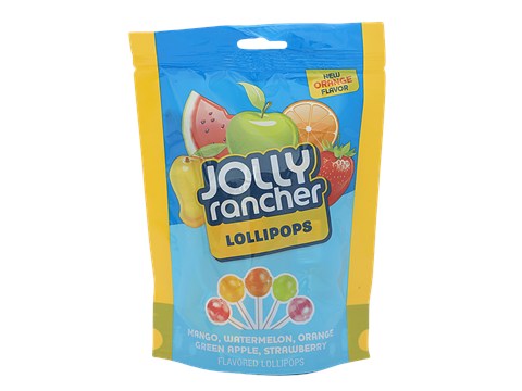Jolly Rancher LollyPop 4 Flavour - Strawberry, Mango, Watermelon & Green Apple., 63 g