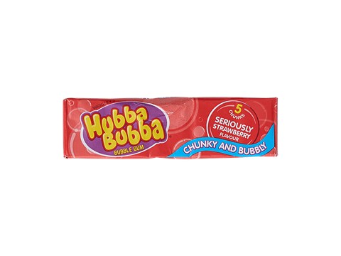 Wrigleys Seriously Strawberry Flavour Hubba Bubba Bubble Gum, 35 g