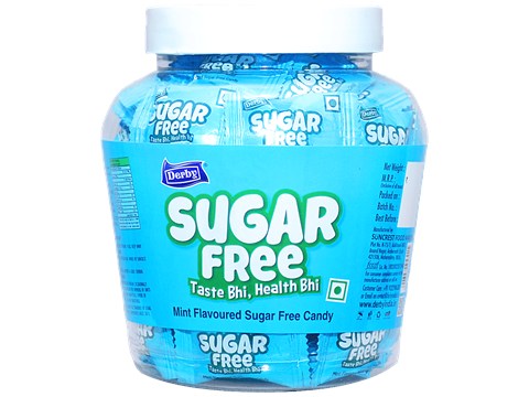 DERBY Mint Flavoured Sugar Free Candy - Hard Boiled, 300 g
