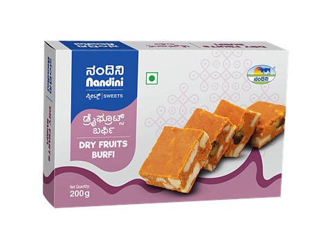 Nandini Dry Fruit Burfi, 200 g
