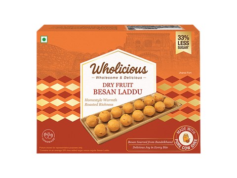 Wholicious Dry Fruit Besan Laddu, 200 g