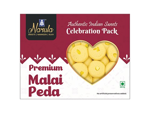 NARULA SWEETS Premium Malai Peda, 200 g