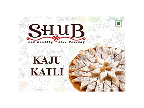 SHUB Kaju Katli - Dessert, Snack For Celebration, 500 g