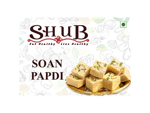 SHUB Soan Papdi - Dessert, Snack, 500 g