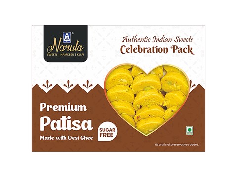 NARULA SWEETS Premium Patissa - Sugar Free, 400 g