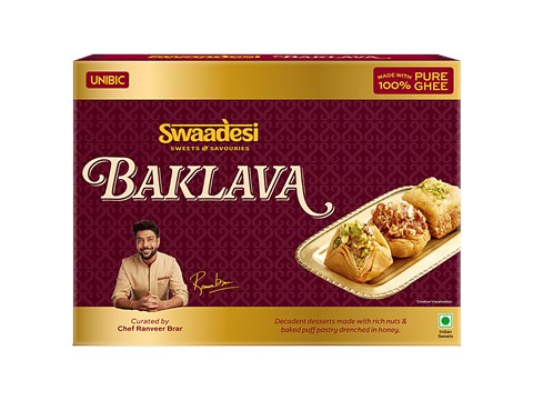 Unibic Swaadesi Baklava - Made With Pure Ghee, 200 g