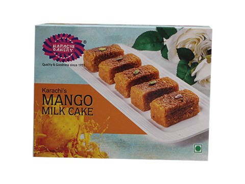 Karachi Bakery Mango Milk Cake - Authentic, Rich, Traditional Sweet, 200 g