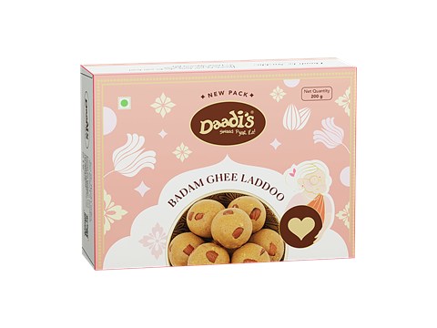 Daadi's Badam Laddoo - Made In Pure Ghee, 200 g
