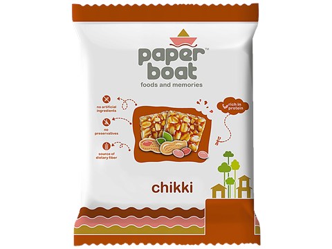 Paper Boat Chikki Peanut Bar, 100 g