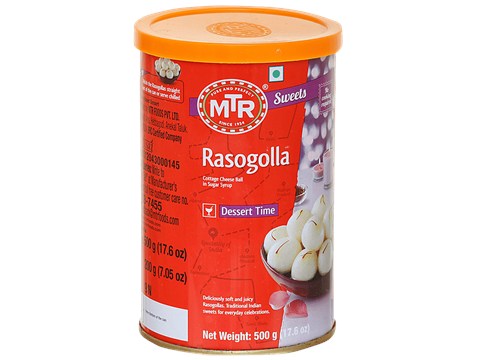 MTR Rasogolla, 500 g