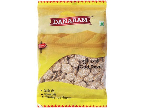 Danaram Gur Revri - Jaggery, Sesame Seeds Based, Winter Special Healthy Dessert/Snack, 300 g