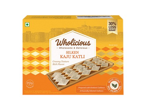 Wholicious Silken Kaju Katli, 180 g