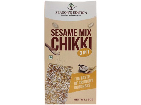 Season's Edition Sesame Mix Chikki, 60 g