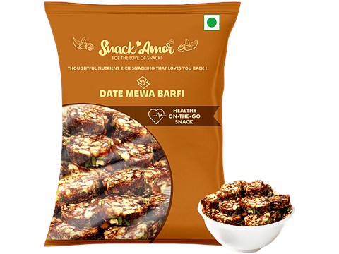 SnackAmor Date Mewa Barfi, 210 g