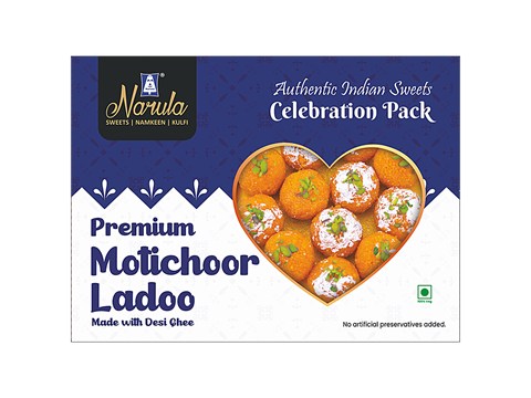 NARULA SWEETS Premium Motichoor Laddu, 400 g