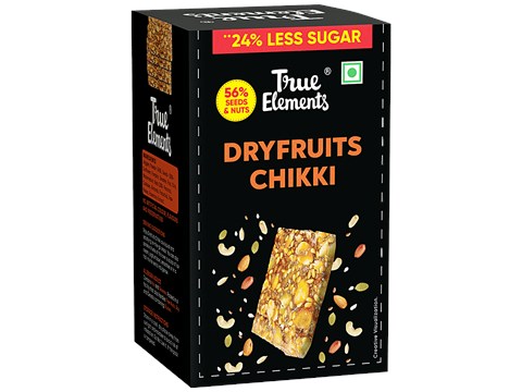 True Elements Dryfruits Chikki, 240 g
