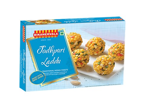 Bikanervala Jodhpuri Laddu - Made With Desi Ghee, Traditional Indian Sweets, 400 g