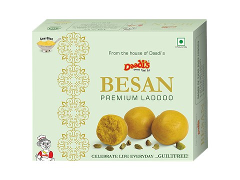 Daadi's Besan Premium Laddoo, 120 g