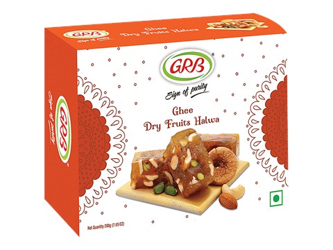 GRB Ghee Dry Fruits Halwa - Traditional Delicacy/Sweets, Dessert, For Celebrations, Special Occasions, 200 g