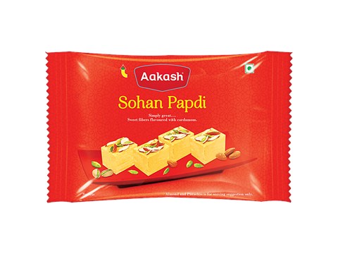 Aakash Sohan Papdi - Sweet Fibres Flavoured With Cardamom, 400 g