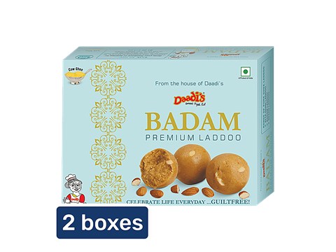 Daadi's Badam Laddoo - Made In Pure Ghee, 2x200 g