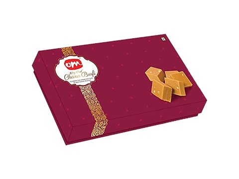 Om sweets & snacks Dry Fruit Chana Burfi - Authentic Taste, Perfect For Gifting, 350 g