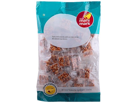Manimark Peanut Burfy Pouch - Crunchy, 350 g