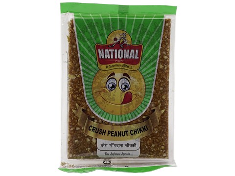 National Crush Peanut Chikki, 80 g